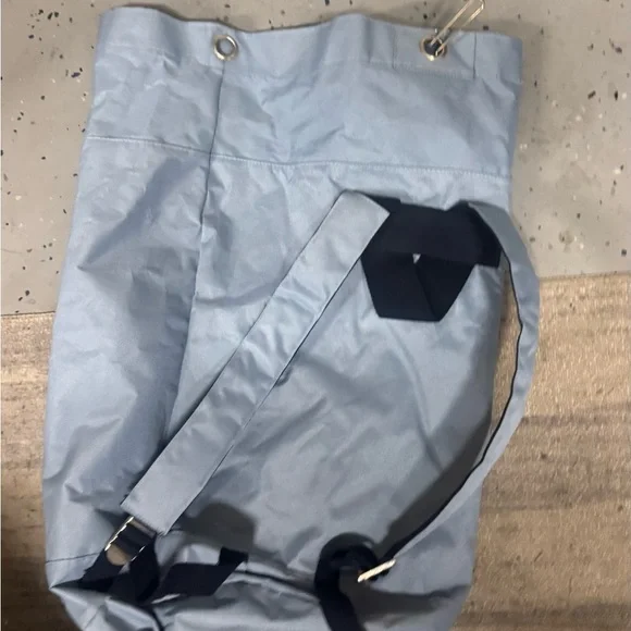 Blue Sperry Top-Sider Get Wet Tote Bag Gray Boat Beach Travel - Picture 3 of 9